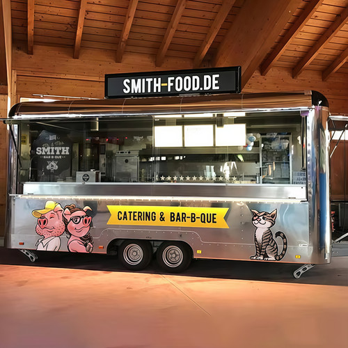 High end food truck - food, trailer