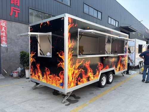 Flame design mobile food - flame,