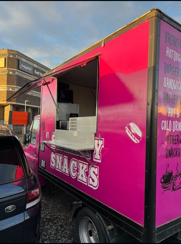 Food truck van - food,