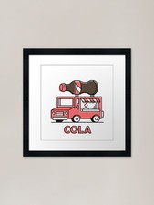 Food Trucks - Cola Framed Art