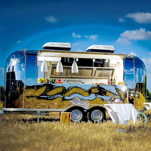 Vending truck ice - ice, cream